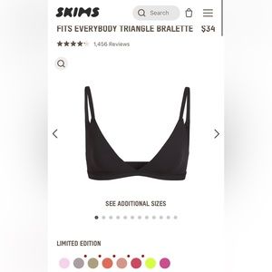 Skims Fits Everybody Triangle Bralette